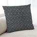Lifestyle Image of Mid-Century Modern Urban Square Midnight Gary Throw Pillow, 18 inch by 18 inch, pwurb375