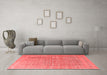 Industrial Red Washable Rugs