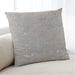Lifestyle Image of Mid-Century Modern Urban Square Pale Silver Gray Throw Pillow, 18 inch by 18 inch, pwurb386
