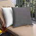 Front View of Mid-Century Modern Urban Square Black Throw Pillow, 18 inch by 18 inch, pwurb391