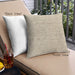 Front View of Mid-Century Modern Urban Square Vanilla Gold Throw Pillow, 18 inch by 18 inch, pwurb401