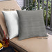 Front View of Mid-Century Modern Urban Square Carbon Gray Throw Pillow, 18 inch by 18 inch, pwurb405