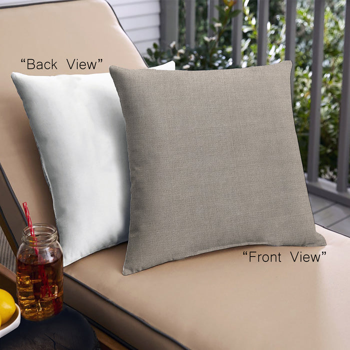 Front View of Mid-Century Modern Urban Square Rose Dust Purple Throw Pillow, 18 inch by 18 inch, pwurb408