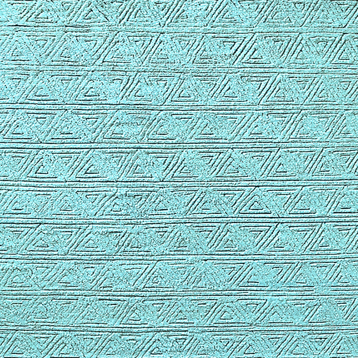 Square Machine Washable Solid Light Blue Modern Rug, wshurb417lblu