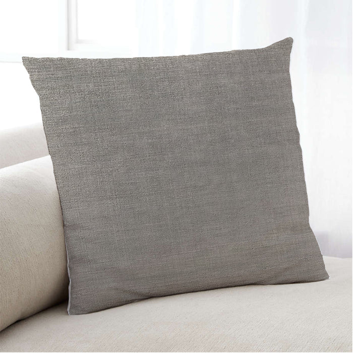 Lifestyle Image of Mid-Century Modern Urban Square Sandstone Brown Throw Pillow, 18 inch by 18 inch, pwurb430