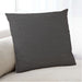 Lifestyle Image of Mid-Century Modern Urban Square Midnight Gary Throw Pillow, 18 inch by 18 inch, pwurb433