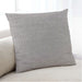 Lifestyle Image of Mid-Century Modern Urban Square Pale Silver Gray Throw Pillow, 18 inch by 18 inch, pwurb438