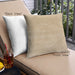 Front View of Mid-Century Modern Urban Square Sandy Brown Throw Pillow, 18 inch by 18 inch, pwurb43