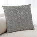 Lifestyle Image of Mid-Century Modern Urban Square Gray Throw Pillow, 18 inch by 18 inch, pwurb444