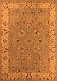 Oriental Orange Traditional Rug, urb448org