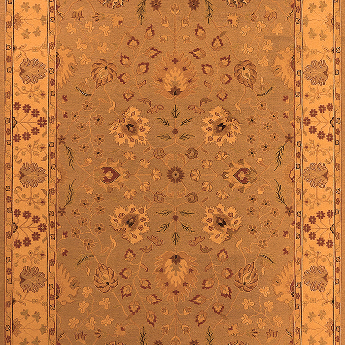 Oriental Orange Traditional Rug, urb448org