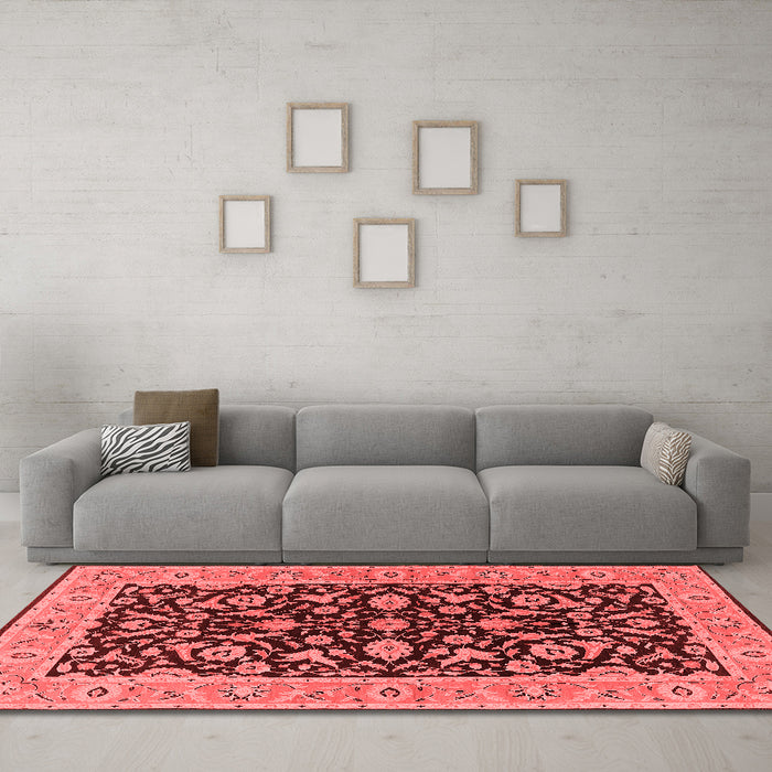 Traditional Red Washable Rugs