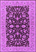Oriental Purple Traditional Rug, urb449pur