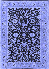 Oriental Blue Traditional Rug, urb449blu