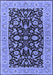Oriental Blue Traditional Rug, urb449blu