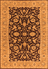 Oriental Orange Traditional Rug, urb449org