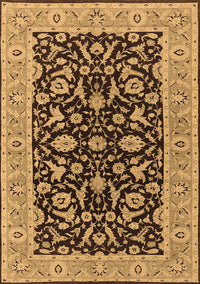 Oriental Brown Traditional Rug, urb449brn