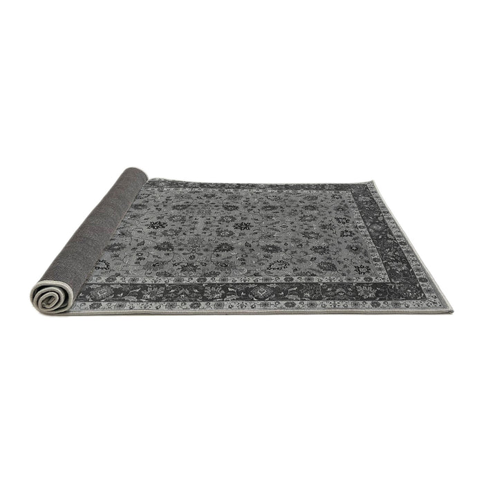Sideview of Oriental Gray Traditional Rug, urb450gry