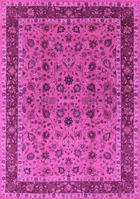 Oriental Pink Traditional Rug, urb450pnk