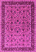 Oriental Pink Traditional Rug, urb450pnk