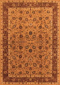 Oriental Orange Traditional Rug, urb450org