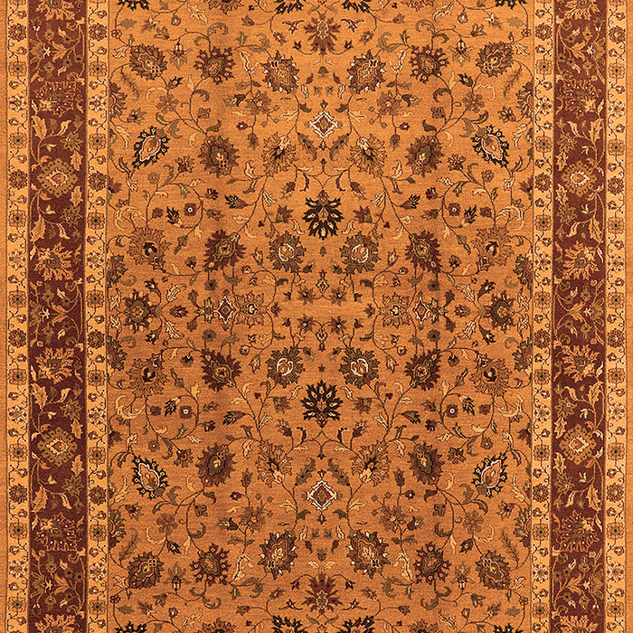 Oriental Orange Traditional Rug, urb450org