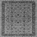 Square Oriental Gray Traditional Rug, urb450gry
