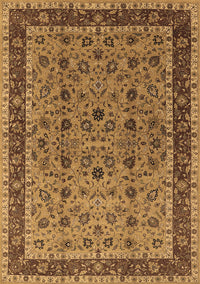 Oriental Brown Traditional Rug, urb450brn