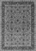 Machine Washable Oriental Gray Traditional Rug, wshurb450gry