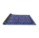 Sideview of Oriental Blue Traditional Rug, urb450blu