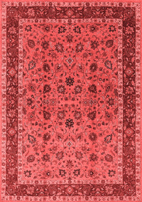 Oriental Red Traditional Rug, urb450red