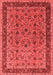 Oriental Red Traditional Area Rugs