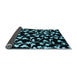 Sideview of Oriental Light Blue Industrial Rug, urb451lblu