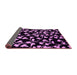 Sideview of Oriental Pink Industrial Rug, urb451pnk