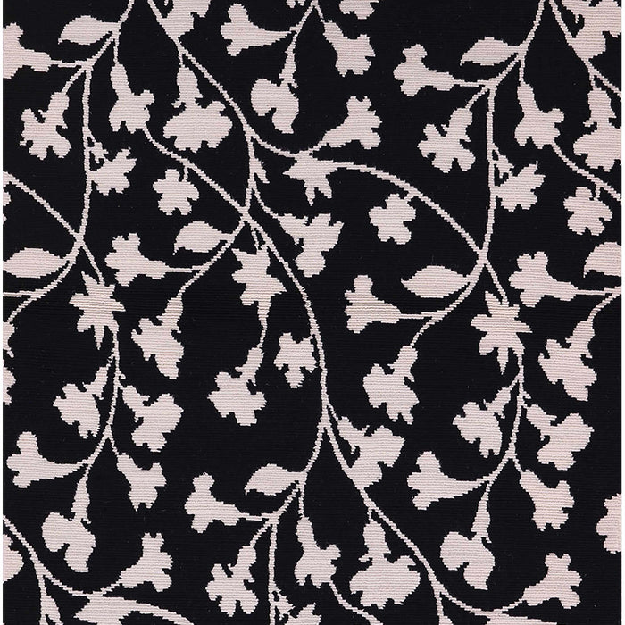 Mid-Century Modern Black Oriental Rug, urb451