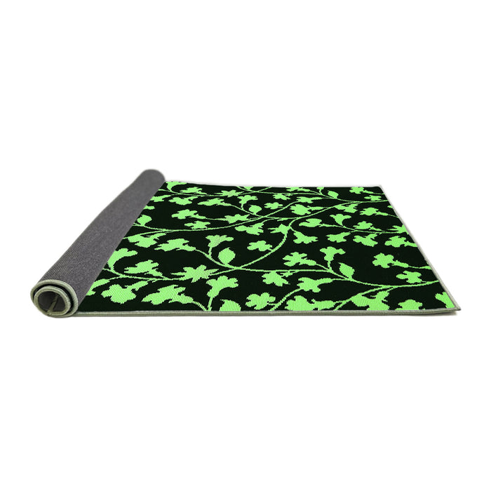 Sideview of Oriental Green Industrial Rug, urb451grn