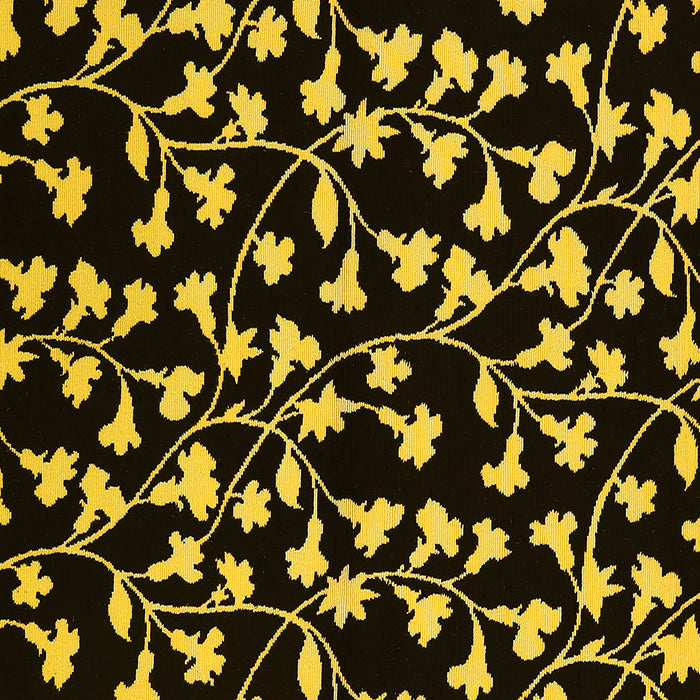 Square Oriental Yellow Industrial Rug, urb451yw