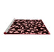 Industrial Red Washable Rugs