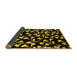 Sideview of Oriental Yellow Industrial Rug, urb451yw