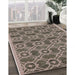 Machine Washable Industrial Modern Coffee Brown Rug in a Family Room, wshurb452