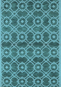 Oriental Light Blue Industrial Rug, urb452lblu