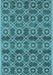 Oriental Light Blue Industrial Rug, urb452lblu