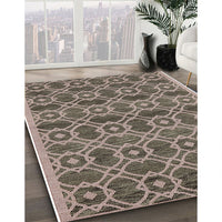 Mid-Century Modern Coffee Brown Oriental Rug, urb452