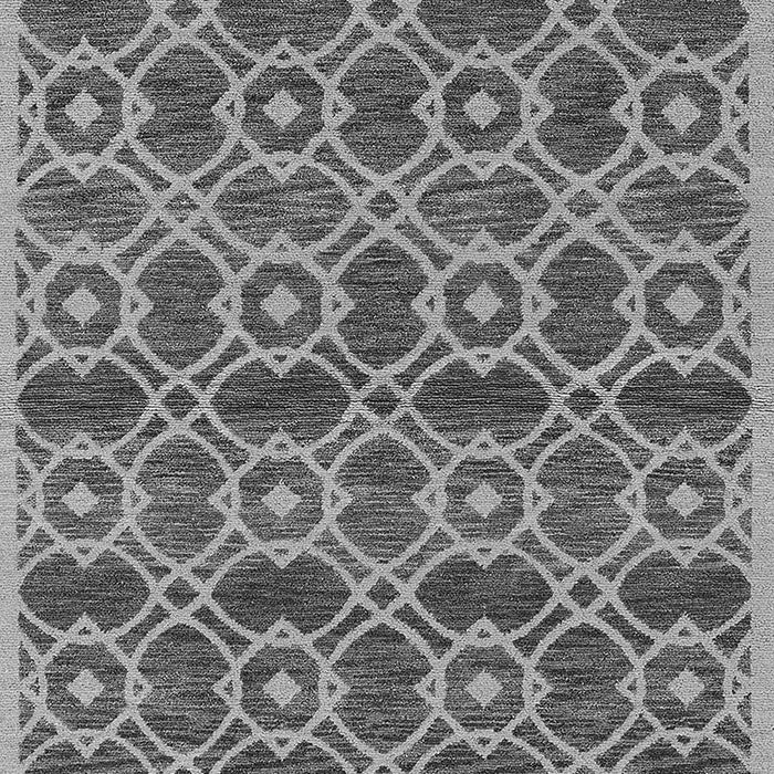 Machine Washable Oriental Gray Industrial Rug, wshurb452gry