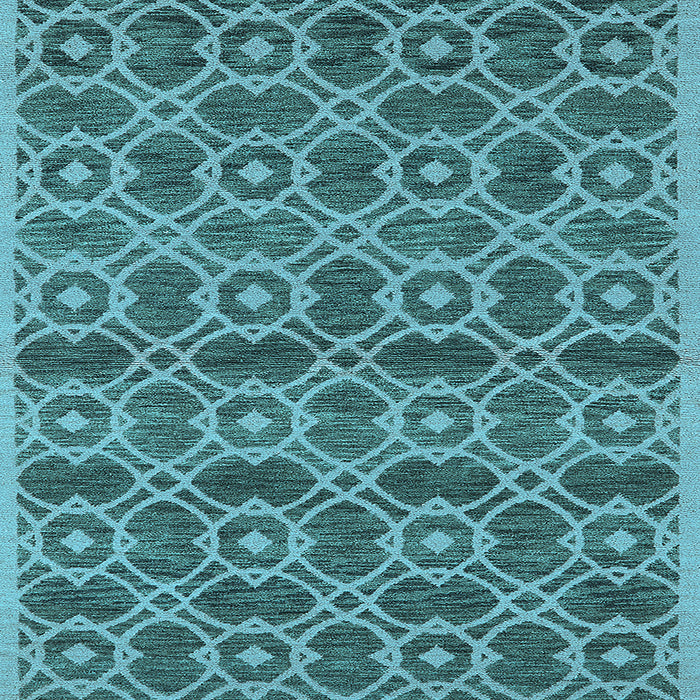 Square Oriental Light Blue Industrial Rug, urb452lblu