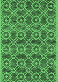 Oriental Emerald Green Industrial Rug, urb452emgrn