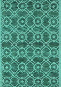 Oriental Turquoise Industrial Rug, urb452turq