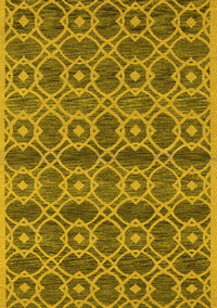 Oriental Yellow Industrial Rug, urb452yw