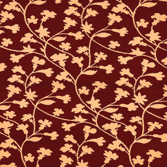 Square Oriental Orange Industrial Rug, urb453org