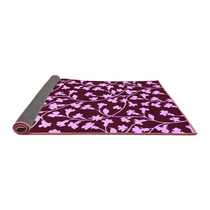 Sideview of Oriental Purple Industrial Rug, urb453pur